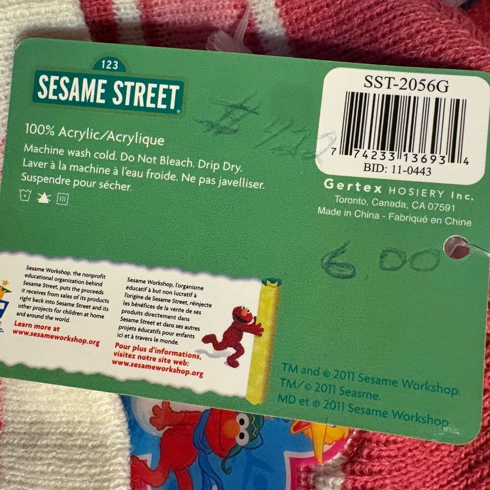 Y2K Sesame Street Winter Hat - Picture 6 of 7